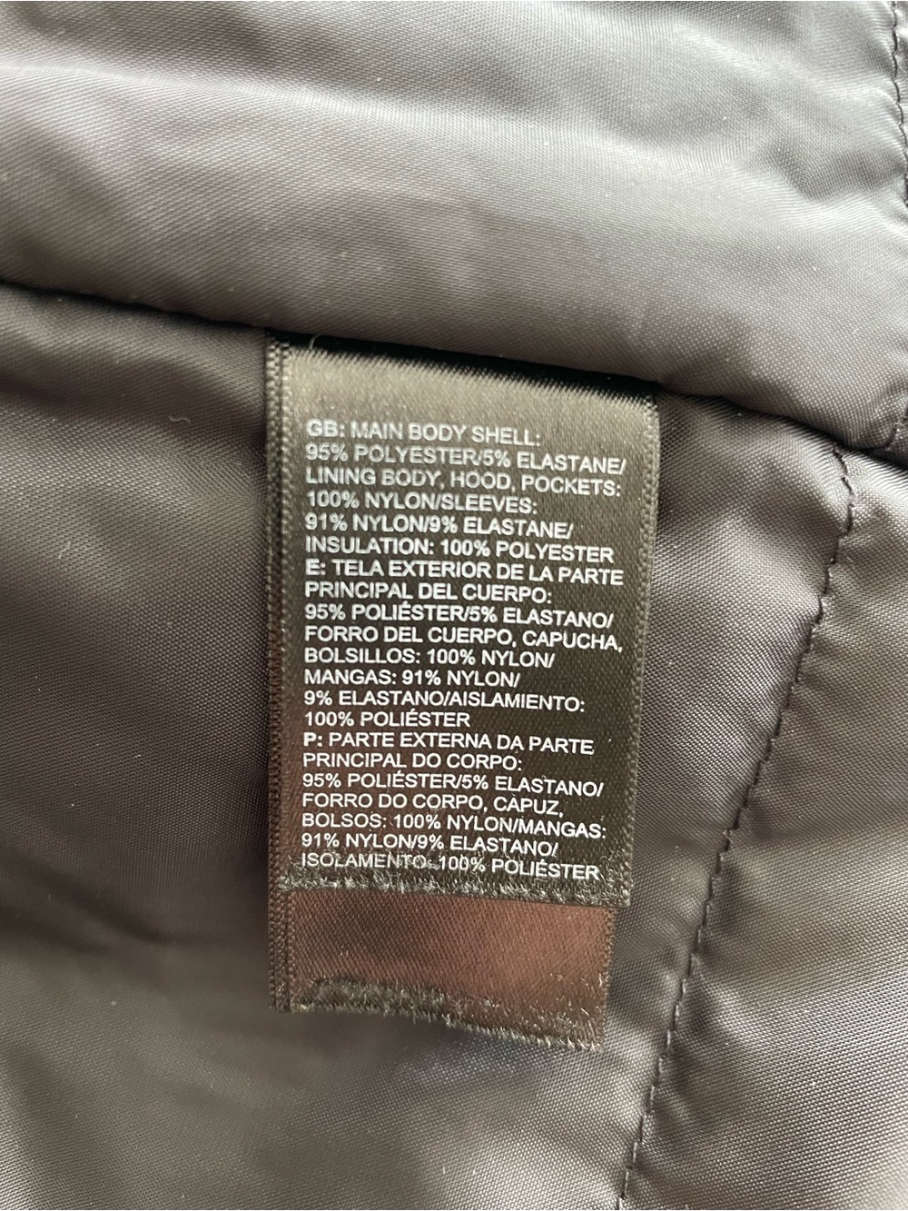 Men’s Slate Blue Front Point Shell Jacket - Picture 8 of 8